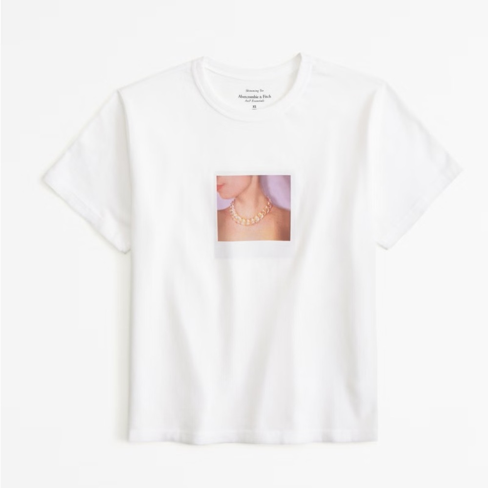 Abercrombie & Fitch - Skimming Tee - White